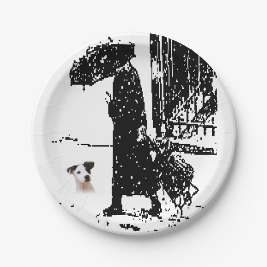 Papieren borden Hond Bordje (Voorkant)