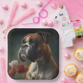 Papieren borden hond Boxer Bordje (Feest)