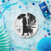 Papieren borden Hond Papieren Bordje (Feest)