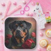 Papieren borden hond Rottweiler Bordje (Feest)