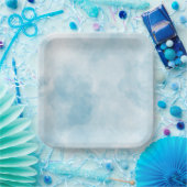 Papieren Borden - Hoofd in de WOLKEN Papieren Bordje (Feest)