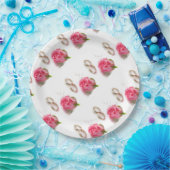 Papieren Borden/Huwelijk Papieren Bordje (Feest)