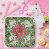 Papieren Borden: Jezus is de Rede Bordje (Feest)