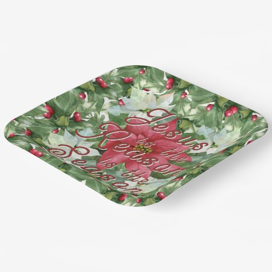 Papieren Borden: Jezus is de Rede Bordje (Gebogen)