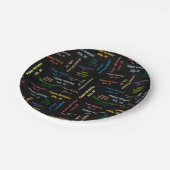 Papieren Borden juli, 10 oktober Papieren Bordje (Gekanteld)