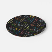 Papieren Borden juli, 12 oktober Papieren Bordje (Gekanteld)