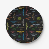 Papieren Borden juli, 8 oktober Papieren Bordje (Voorkant)