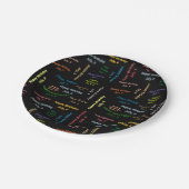 Papieren Borden juli, 9 oktober Papieren Bordje (Gekanteld)