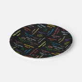 Papieren Borden juni, 8 oktober Papieren Bordje (Gekanteld)