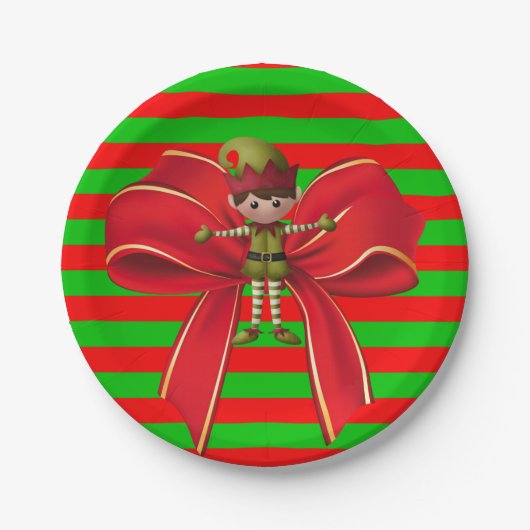 Papieren borden Kerstmis Bordje (Voorkant)