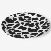 Papieren Borden - Koe Patroon Papieren Bordje (Gekanteld)