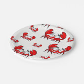 Papieren borden krabben papieren bordje (Gekanteld)
