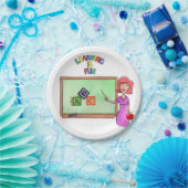 Papieren Borden Leraar Papieren Bordje (Feest)