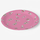 Papieren borden "Liefde" Parfumflesjes Bordje (Gekanteld)