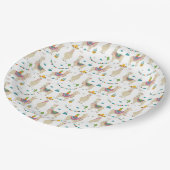 Papieren Borden - Llama Garden Party Bordje (Gekanteld)