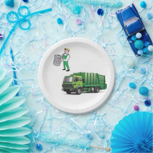 Papieren borden Man Papieren Bordje (Feest)