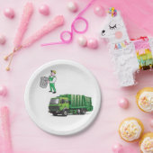 Papieren borden Man Papieren Bordje (Feest)