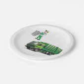 Papieren borden Man Papieren Bordje (Gekanteld)