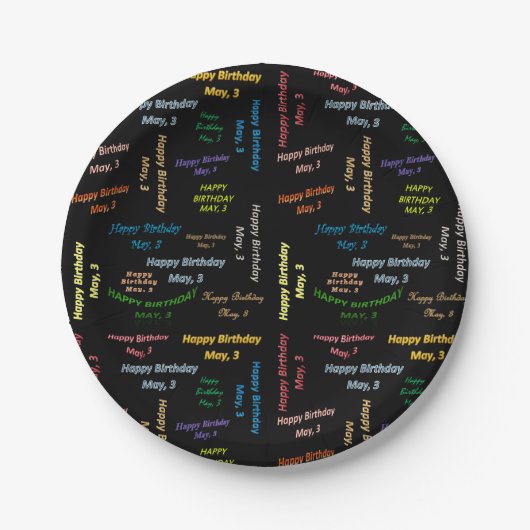 Papieren Borden mei, 3 zondag Bordje (Voorkant)