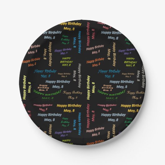 Papieren Borden mei, 8 zondag Papieren Bordje (Voorkant)