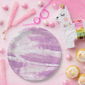 Papieren Borden met Abstract lavenderontwerp Papieren Bordje (Feest)