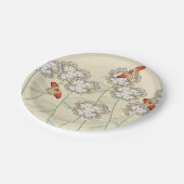 Papieren Borden met digitaal Floral design Papieren Bordje (Gekanteld)