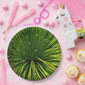 PAPIEREN BORDEN MET GROENE SOTOL PLANT PAPIEREN BORDJE (Feest)