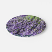 Papieren borden met lavendelstengels bordje (Gekanteld)
