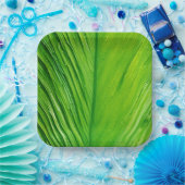Papieren Borden met Leaf Design Bordje (Feest)