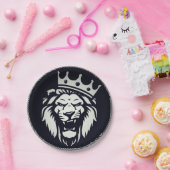 Papieren Borden met leeuwenontwerp Bordje (Feest)