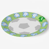 Papieren Borden met Light Sky Blue Sport Shirten Papieren Bordje (Gekanteld)