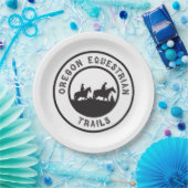 Papieren borden met OET-logo Papieren Bordje (Feest)