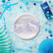 Papieren Borden met paardenontwerp Bordje (Feest)