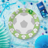 Papieren Borden met witsportShirten Papieren Bordje (Feest)