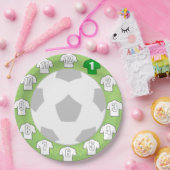 Papieren Borden met witsportShirten Papieren Bordje (Feest)