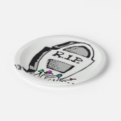 Papieren Borden Mortician Papieren Bordje (Gekanteld)