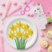 Papieren Borden-narcissen Papieren Bordje (Feest)