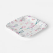 Papieren Borden Nautisch Thema Verjaardagsfeest. Papieren Bordje (Gebogen)