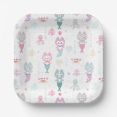 Papieren Borden Nautisch Thema Verjaardagsfeest. Papieren Bordje (Voorkant)