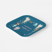 Papieren Borden Nautisch Thema Verjaardagsfeest. Papieren Bordje (Gebogen)