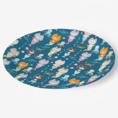 Papieren Borden Nautisch Thema Verjaardagsfeest. Papieren Bordje (Gekanteld)