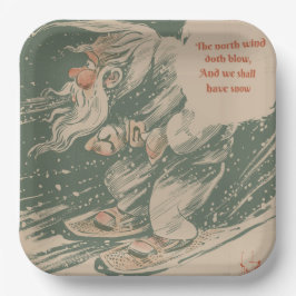 Papieren Borden noordenwind Papieren Bordje