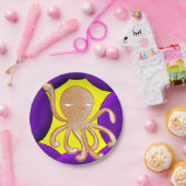 Papieren Borden octopus Papieren Bordje (Feest)