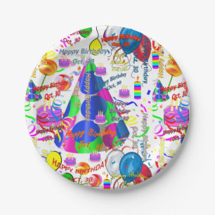 Papieren Borden oktober, 30 september Papieren Bordje