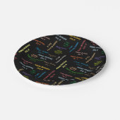 Papieren Borden oktober, 8 zaterdag Papieren Bordje (Gekanteld)