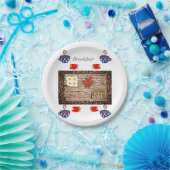 Papieren borden ontbijten papieren bordje (Feest)