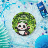 Papieren borden panda-feestje bordje (Feest)