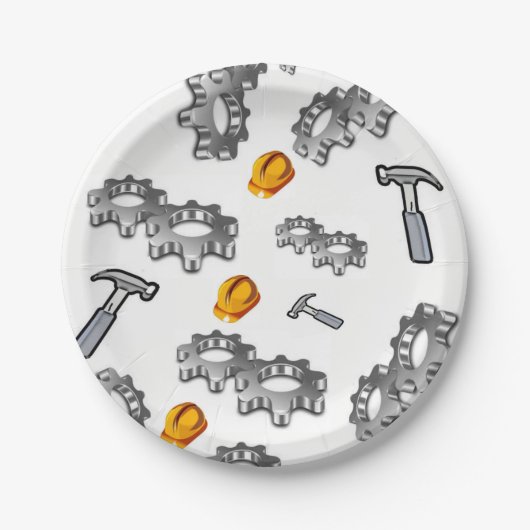 Papieren borden papieren bordje (Voorkant)