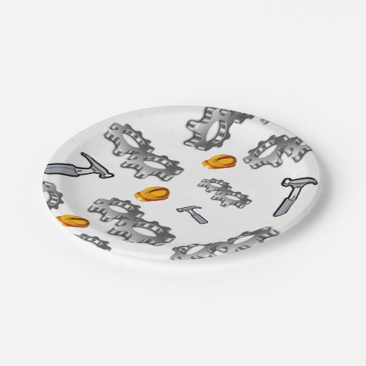 Papieren borden papieren bordje (Gekanteld)