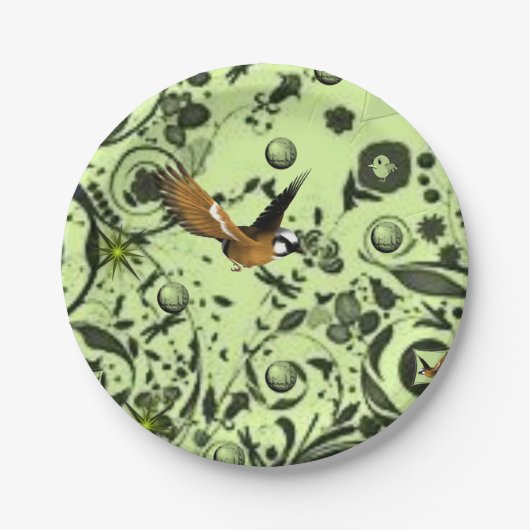 Papieren borden papieren bordje (Voorkant)